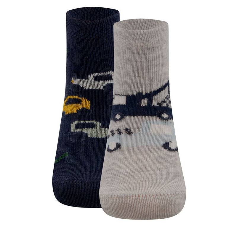 Ewers Socken Socken 2er Pack Baustellenfahrzeuge (2-Paar) von Ewers