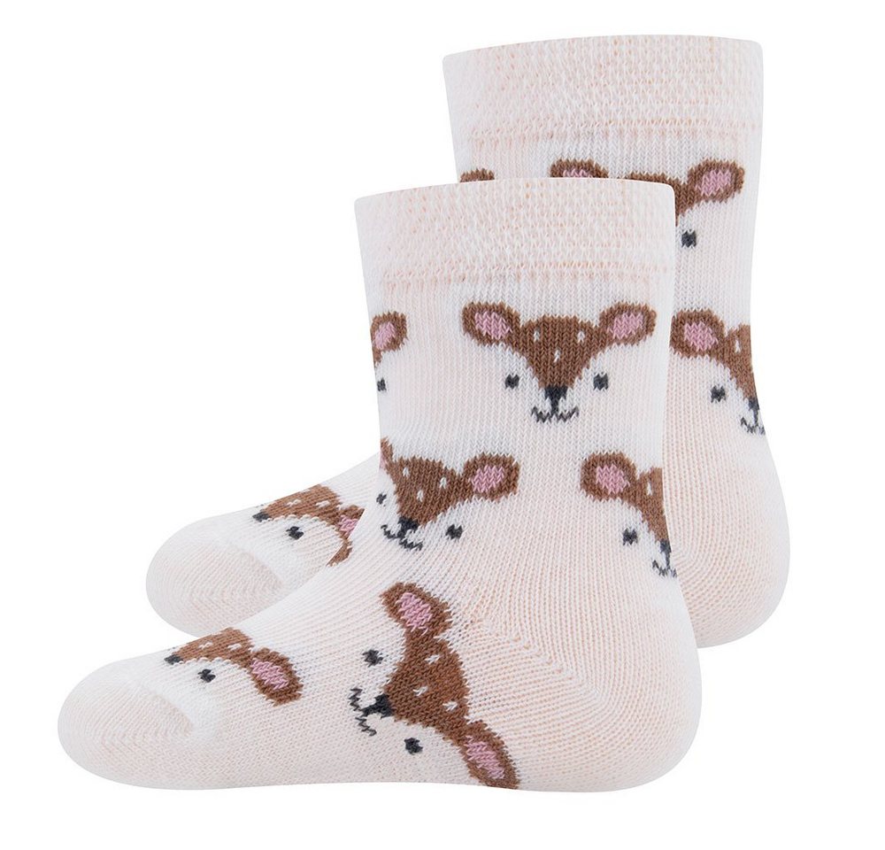 Ewers Socken Socken 2er Pack GOTS Reh (2-Paar) von Ewers