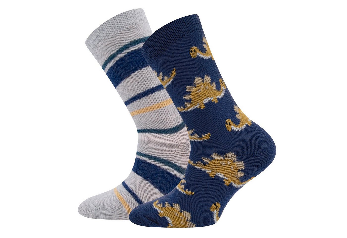Ewers Socken Socken 2er Pack GOTS Ringel/Dinos Ewers Socken Socken 2er Pack GOTS Ringel/Dinos von Ewers