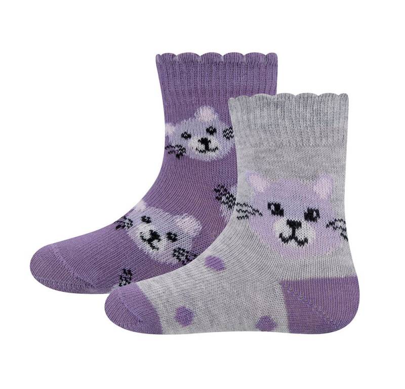 Ewers Socken Socken 2er Pack Katze (2-Paar) von Ewers