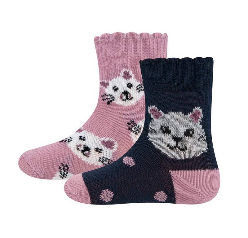 Ewers Socken Socken 2er Pack Katze (2-Paar) von Ewers
