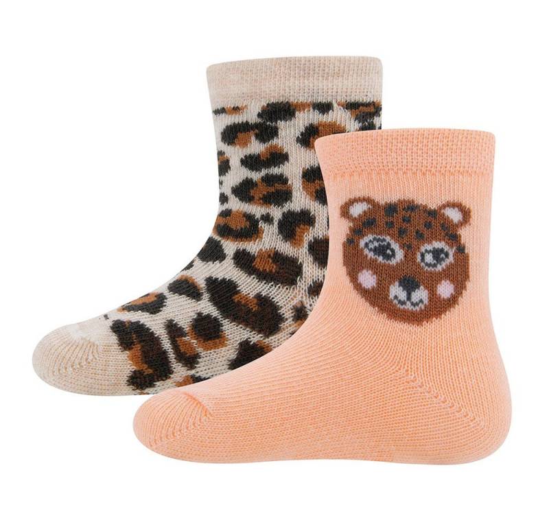 Ewers Socken Socken 2er Pack Leopard (2-Paar) von Ewers