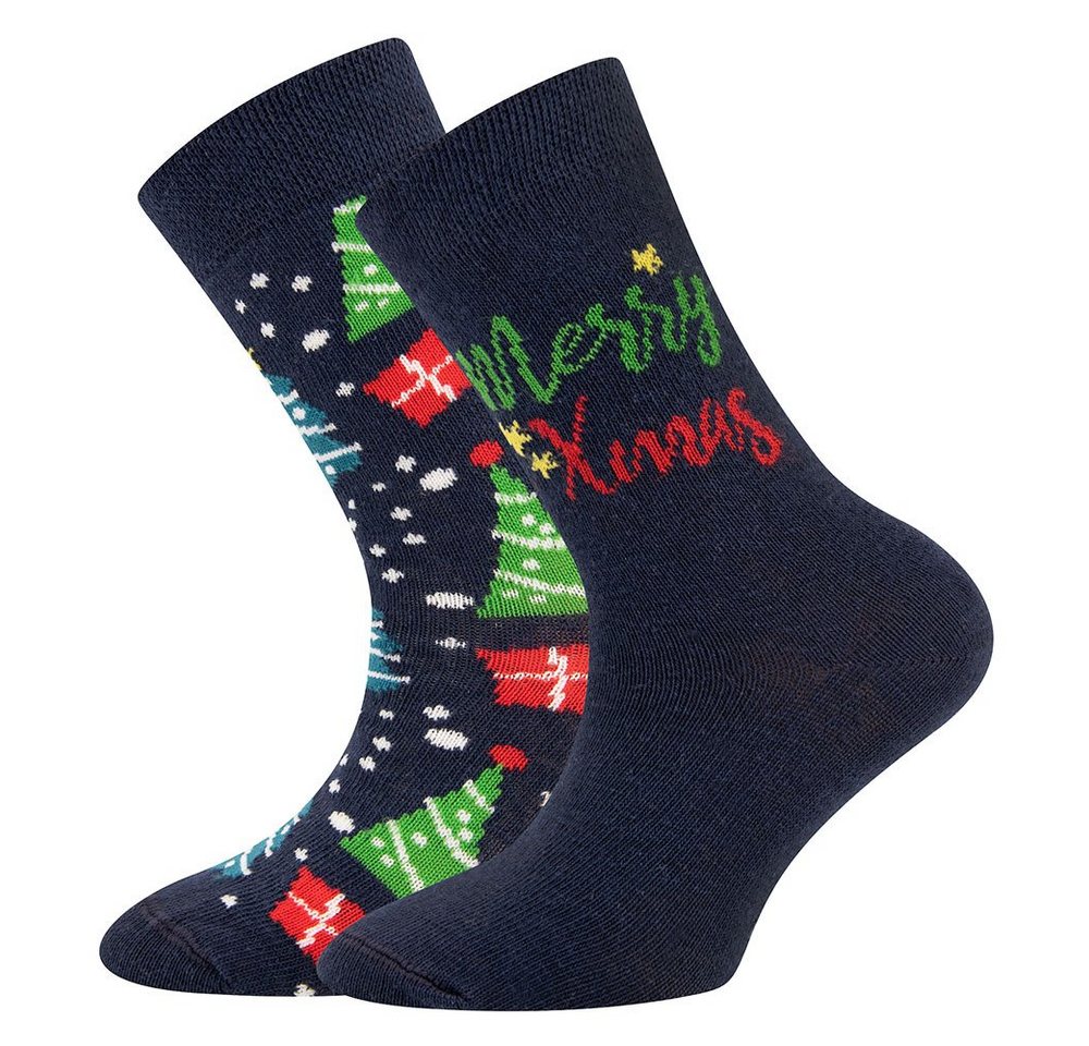 Ewers Socken Socken Merry Xmas (2-Paar) von Ewers