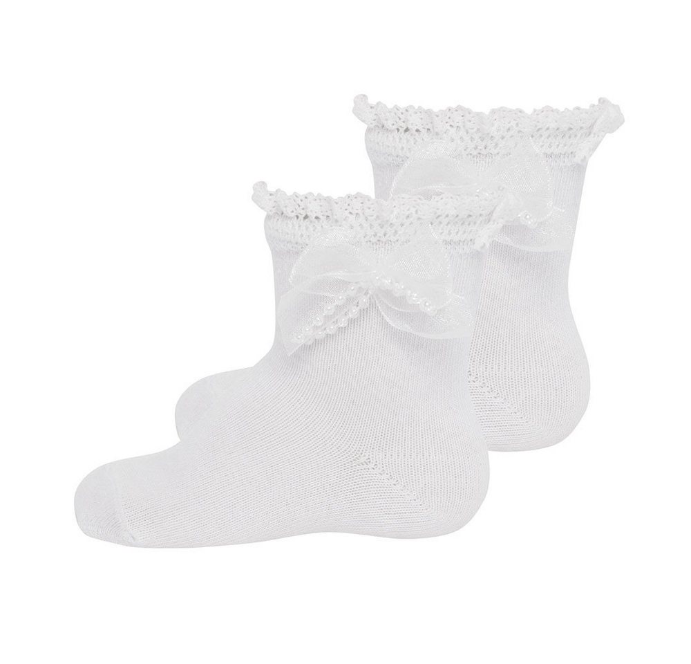 Ewers Socken Socken Taufsöckchen mit Spitze (2-Paar) Ewers Socken Socken Taufsöckchen mit Spitze (2-Paar) von Ewers