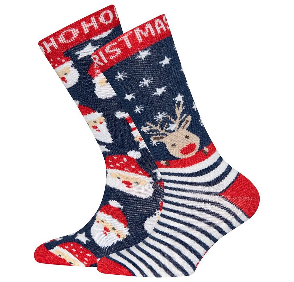 Ewers Socken Socken 2er Pack Weihnachten (2-Paar) Ewers Socken Socken 2er Pack Weihnachten (2-Paar) von Ewers