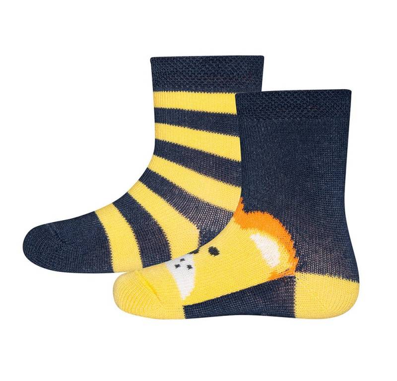 Ewers Socken Socken 2er Pack Löwe/Ringel (2-Paar) von Ewers
