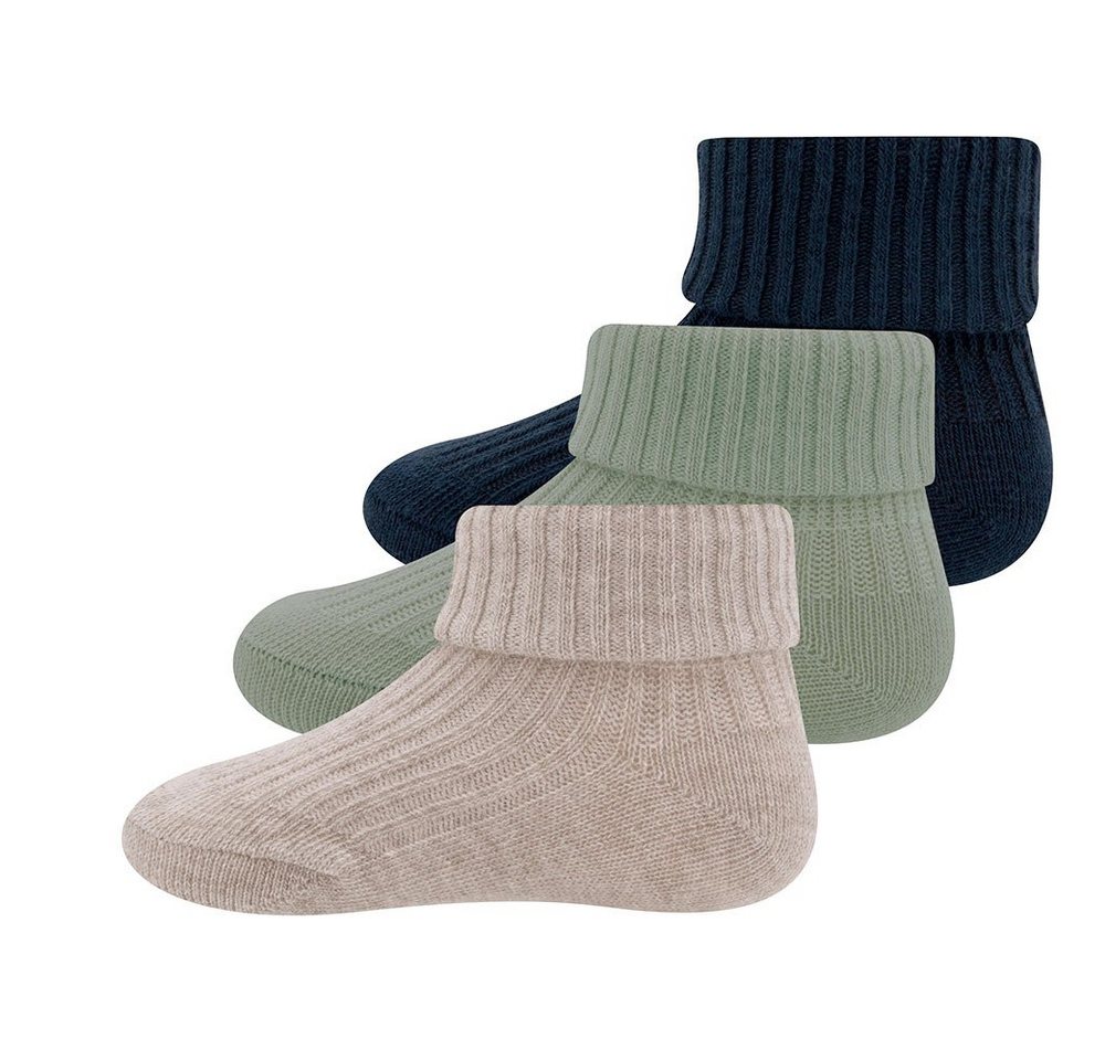 Ewers Socken Socken Rippe/Umschlag (3-Paar) von Ewers