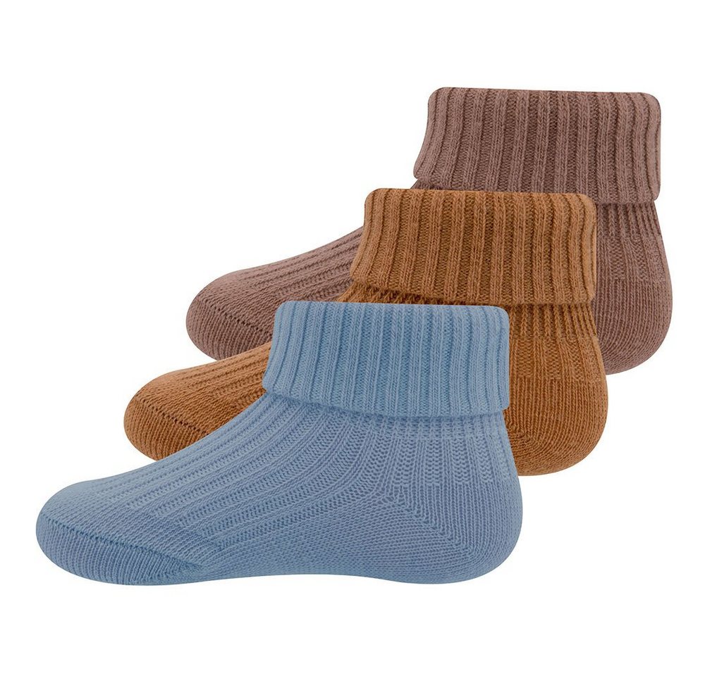 Ewers Socken Socken Rippe/Umschlag (3-Paar) von Ewers