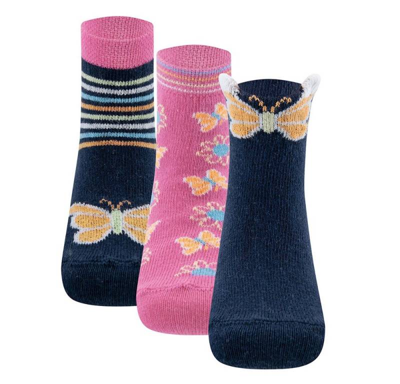 Ewers Socken Socken 3er Pack Schmetterlinge (3-Paar) von Ewers