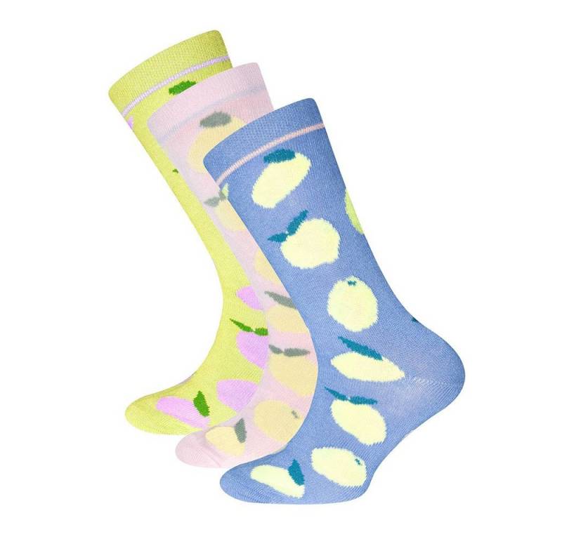 Ewers Socken Socken 3er Pack Zitronen (3-Paar) von Ewers