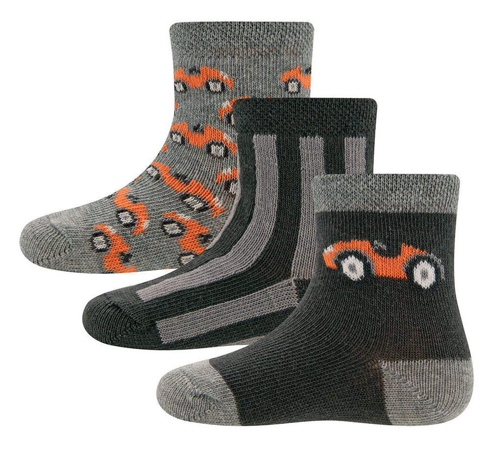Ewers Socken Socken 3er Pack Rennauto (2-Paar) von Ewers