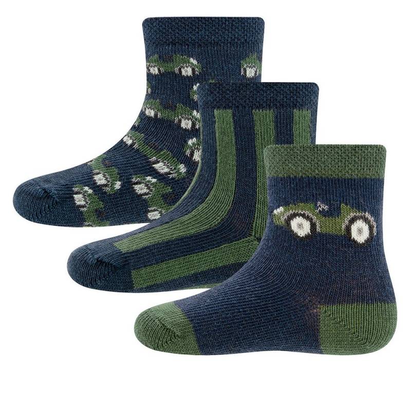 Ewers Socken Socken 3er Pack Rennauto (2-Paar) von Ewers