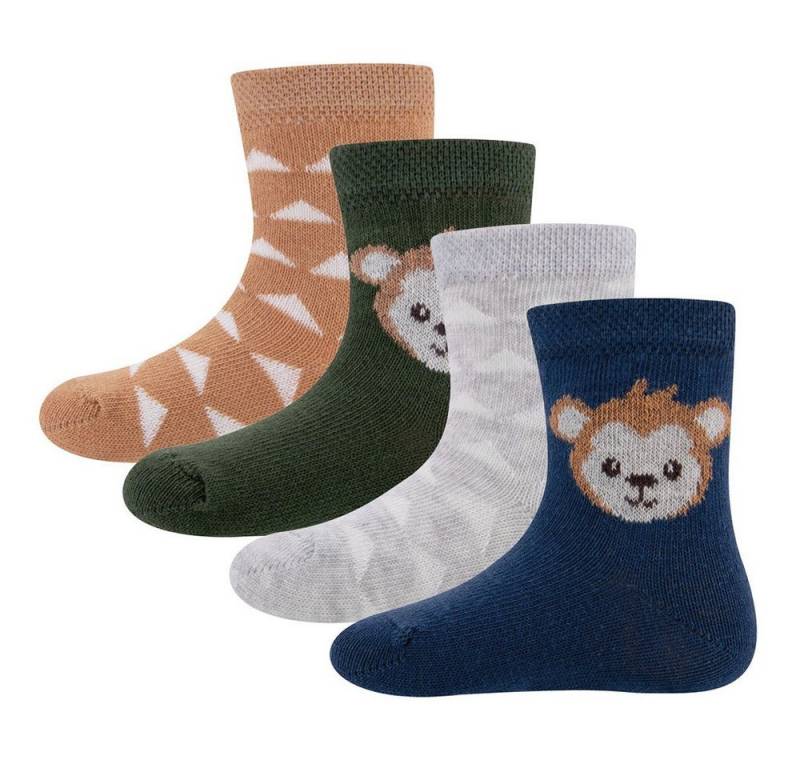 Ewers Socken Socken 4er Pack Äffchen (4-Paar) von Ewers