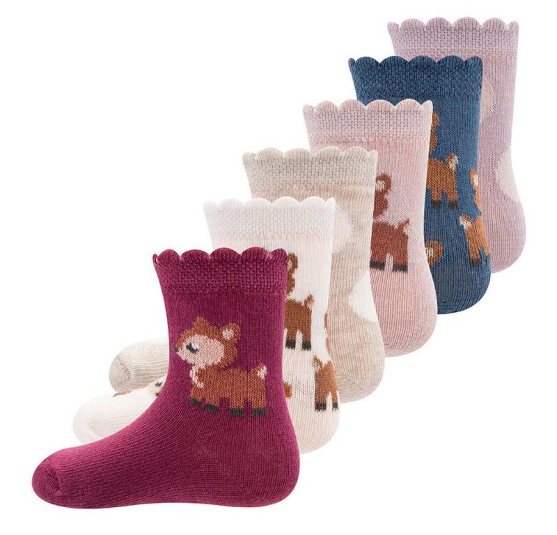 Ewers Socken Socken 6er-Set Rehkitz (6-Paar) von Ewers