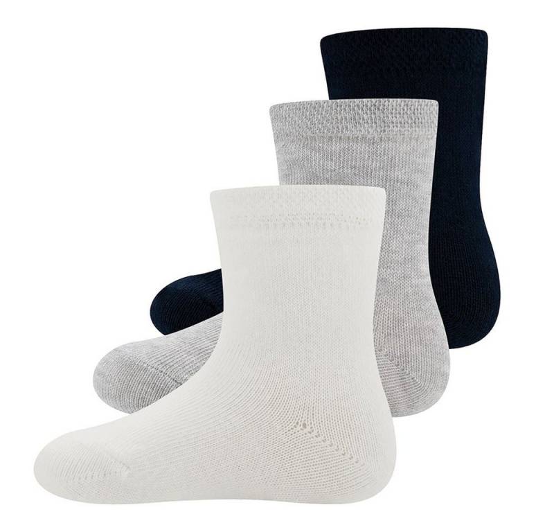 Ewers Socken Socken GOTS Uni (3-Paar) von Ewers