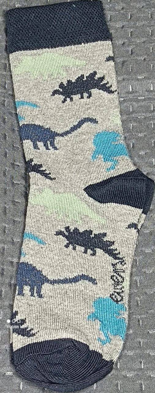 Ewers Socken Strümpfe für Jungs grau Dinosaurier von Ewers