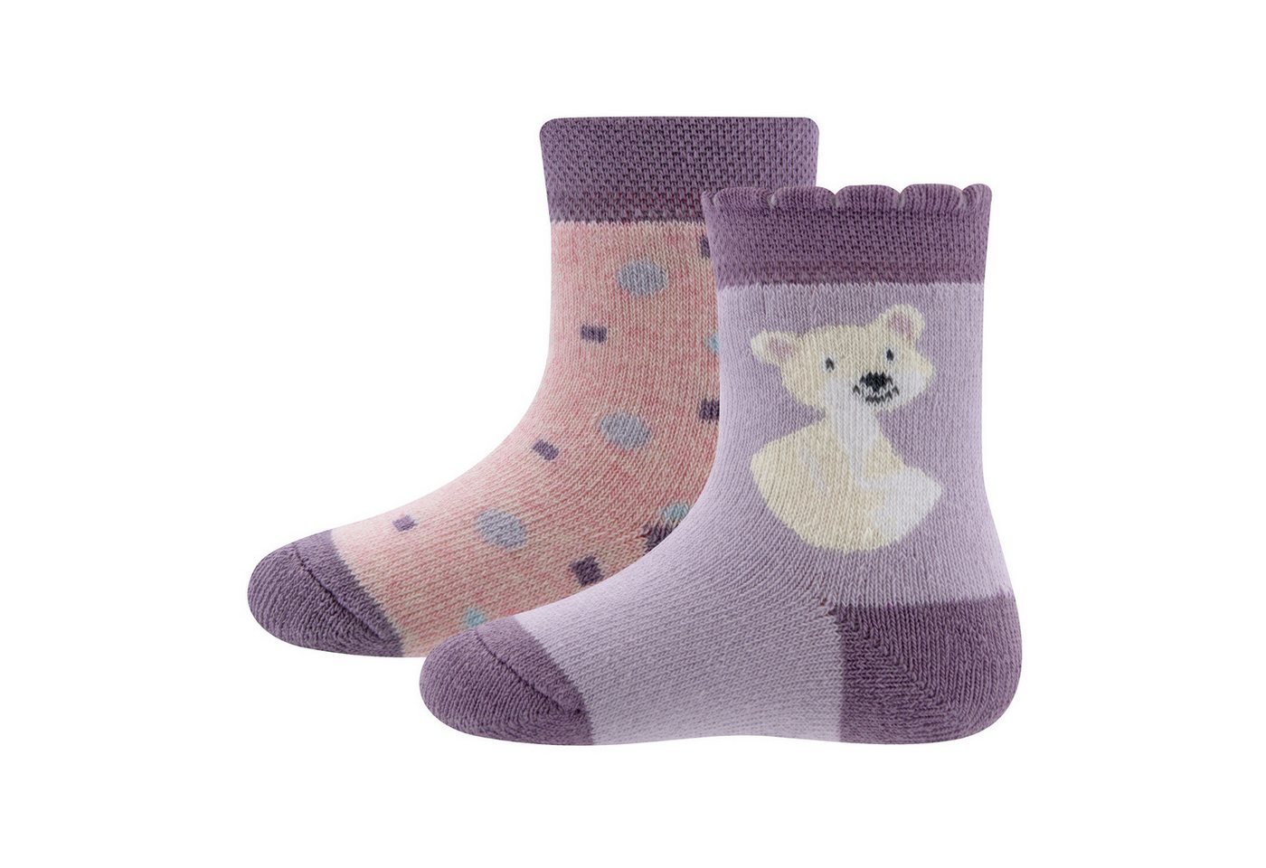 Ewers Socken THERMO Socken 2er Pack Polarfuchs von Ewers