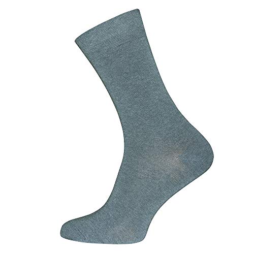 Ewers Socken für Herren ohne Gummibund, MADE IN GERMANY, Baumwolle, Herrensocken, uni, Basic von EWERS