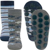 Ewers Stoppersocken 2er-Pack Autos/Ringel Ewers Stoppersocken 2er-Pack Autos/Ringel von Ewers