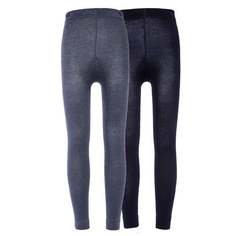 Ewers Strickstrumpfleggings Legging 2er Pack Uni (2 St) von Ewers