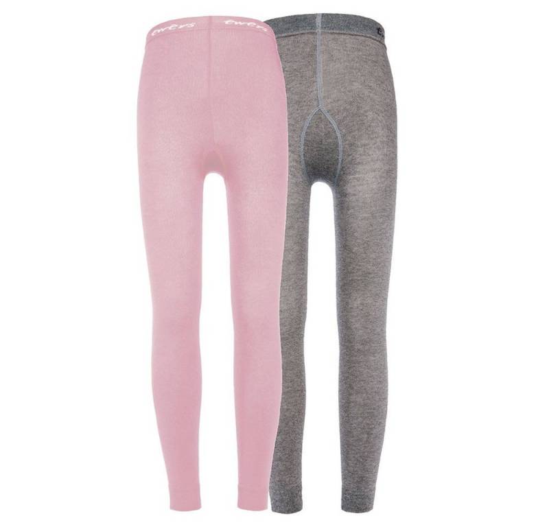 Ewers Strickstrumpfleggings Legging 2er Pack Uni (2 St) von Ewers