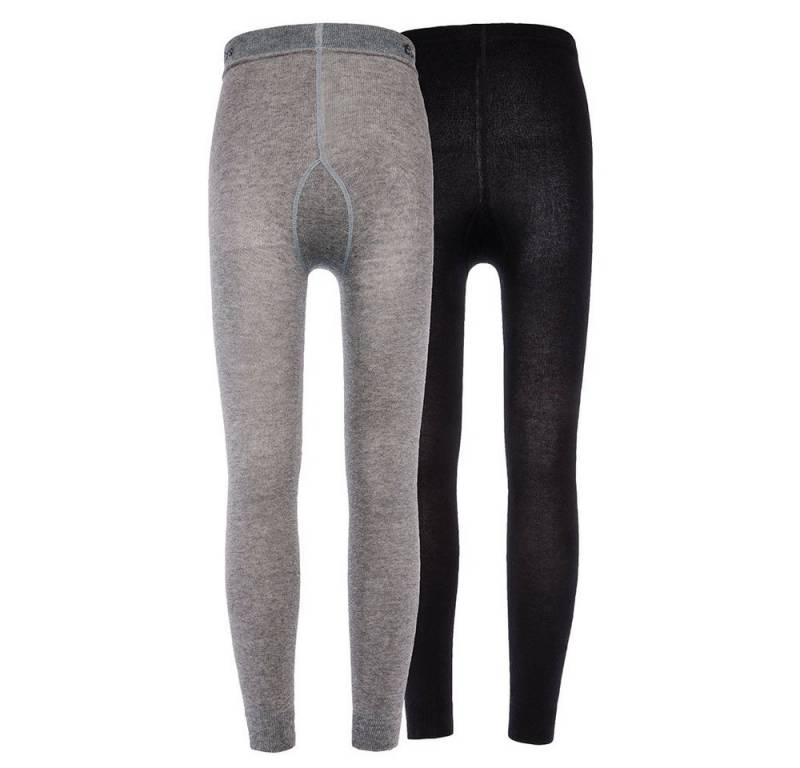 Ewers Strickstrumpfleggings Legging 2er Pack Uni (2 St) von Ewers