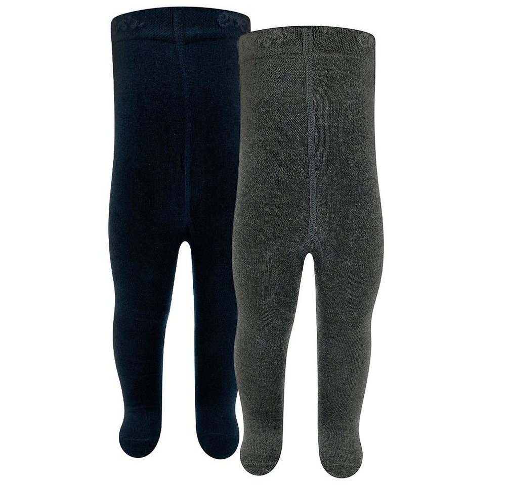 Ewers Strumpfhose Strumpfhose GOTS Uni (2 St. 2er-Set) 98% Baumwolle kbA, 2% Elasthan von Ewers