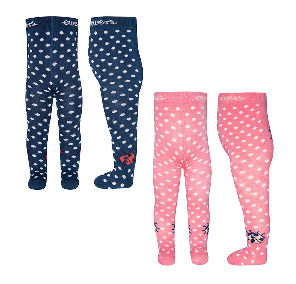 Ewers Strumpfhose Strumpfhose 2er Pack Marienkäfer 80% Baumwolle, 18% Polyamid, 2% Elasthan Ewers Strumpfhose Strumpfhose 2er Pack Marienkäfer 80% Baumwolle, 18% Polyamid, 2% Elasthan von Ewers