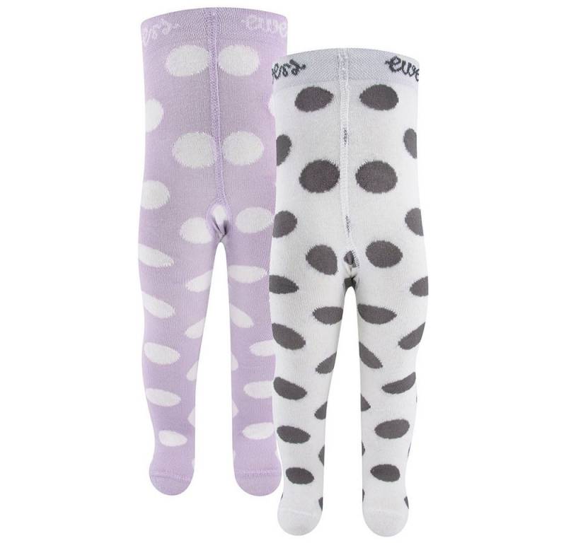 Ewers Strumpfhose Strumpfhose 2er Pack Punkte (2 St. 2er-Set) 79% Baumwolle, 19% Polyamid, 2% Elasthan von Ewers