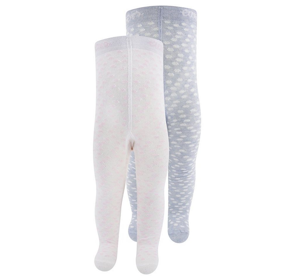 Ewers Strumpfhose Strumpfhose Punkte (2 St. 2er-Set) 80% Baumwolle, 18% Polyamid, 2% Elasthan von Ewers