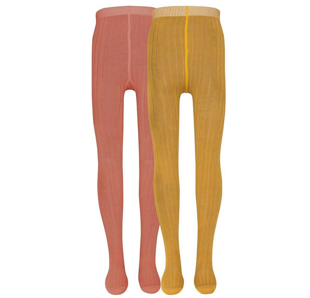 Ewers Strumpfhose Strumpfhose 2er Pack Rippe (2 St. 2er-Set) 77% Baumwolle, 21% Polyamid, 2% Elasthan von Ewers