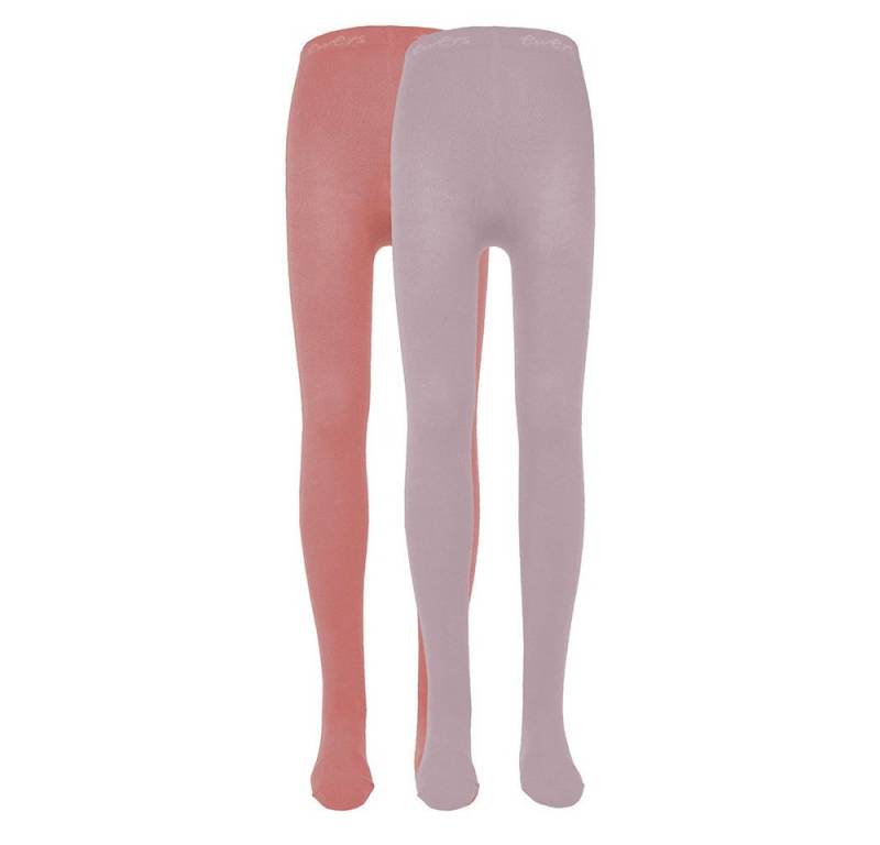 Ewers Strumpfhose Strumpfhose 2er Pack Uni (2 St. 2er-Set) 80% Baumwolle, 18% Polyamid, 2% Elasthan von Ewers