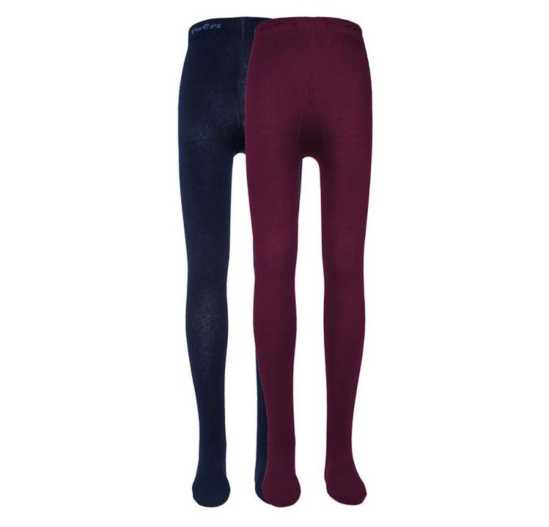 Ewers Strumpfhose Strumpfhose 2er Pack Uni (2 St. 2er-Set) 80% Baumwolle, 18% Polyamid, 2% Elasthan von Ewers