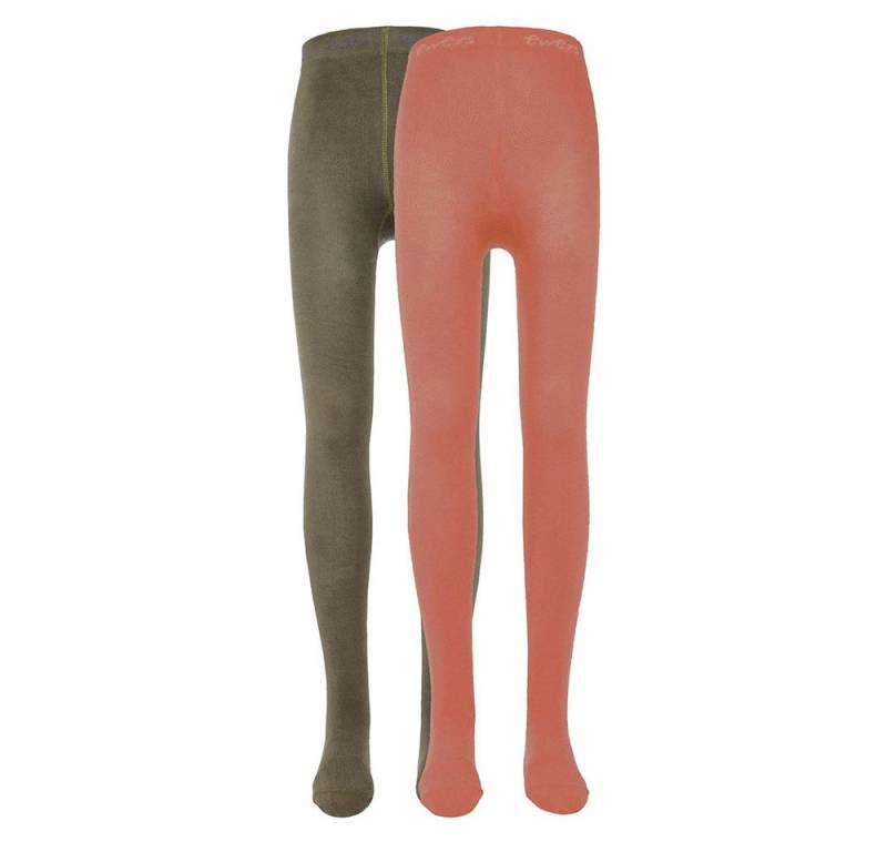 Ewers Strumpfhose Strumpfhose 2er Pack Uni (2 St. 2er-Set) 80% Baumwolle, 18% Polyamid, 2% Elasthan von Ewers