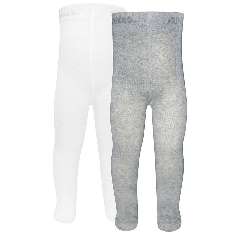 Ewers Strumpfhose Strumpfhose 2er Pack Uni (2 St. 2er-Set) 80% Baumwolle, 18% Polyamid, 2% Elasthan von Ewers
