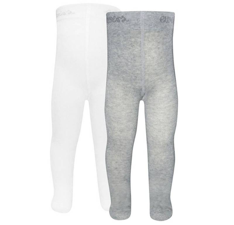Ewers Strumpfhose Strumpfhose 2er Pack Uni (2 St. 2er-Set) 80% Baumwolle, 18% Polyamid, 2% Elasthan von Ewers
