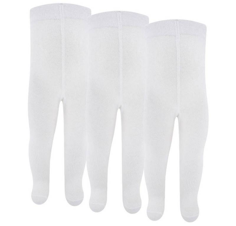Ewers Strumpfhose Strumpfhose 98% Baumwolle (3 St. 3er-Set) 98% Baumwolle, 2% Elasthan von Ewers