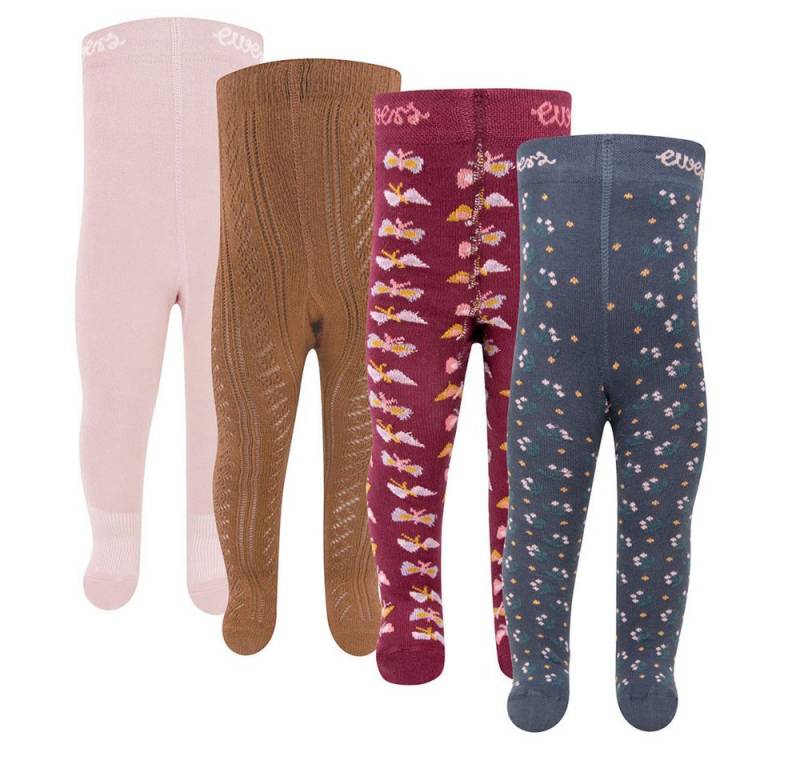 Ewers Strumpfhose Strumpfhose 4er Pack Mädchen Sonderposten (4 St. 4er-Pack) 80% Baumwolle, 17% Polyamid, 3% Elasthan von Ewers