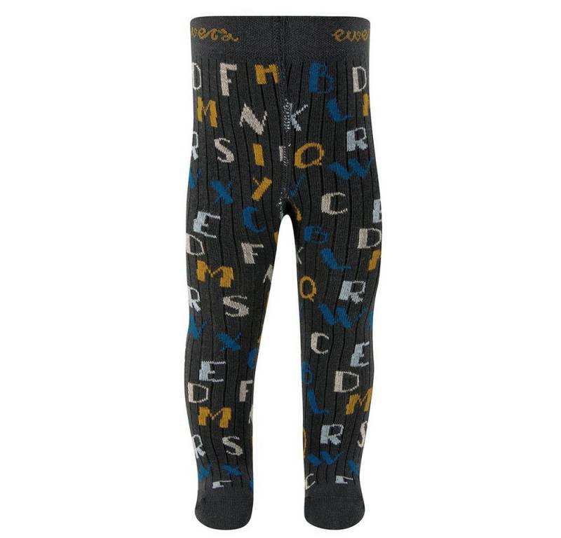 Ewers Strumpfhose Strumpfhose Buchstaben 80% Baumwolle, 18% Polyamid, 2% Elasthan von Ewers