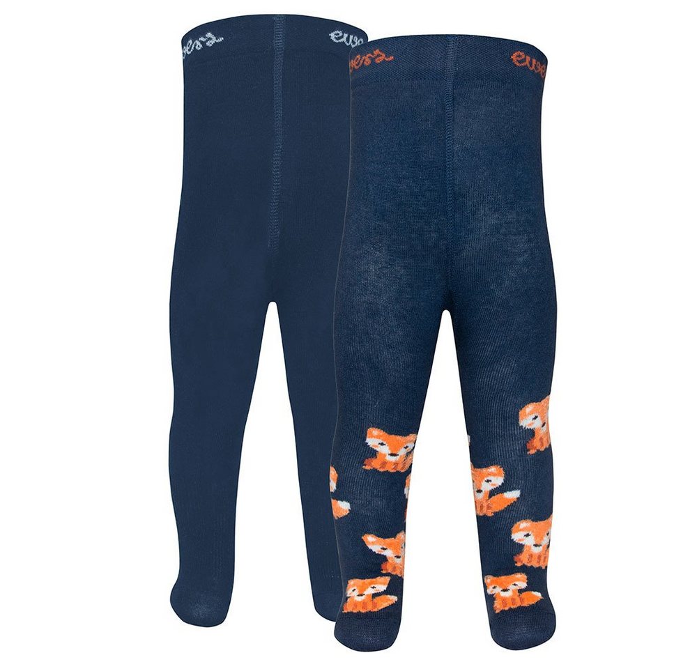 Ewers Strumpfhose Strumpfhose 2er Pack Fuchs (2 St. 2er-Set) 78% Baumwolle, 19% Polyamid, 3% Elasthan von Ewers