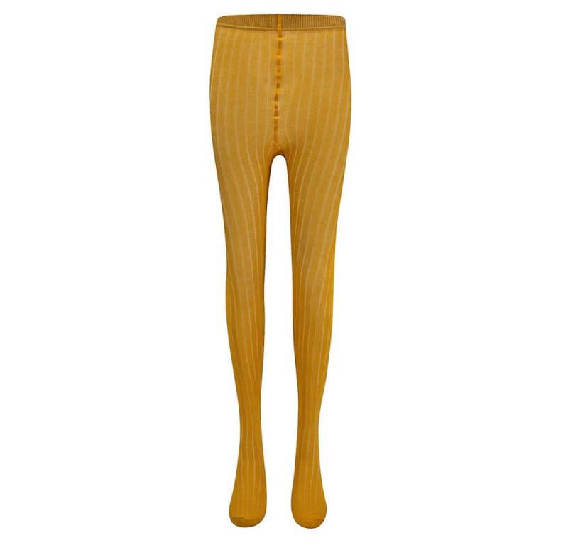 Ewers Strumpfhose Strumpfhose GOTS Damen Rippe 98% Baumwolle kbA, 2% Elasthan von Ewers