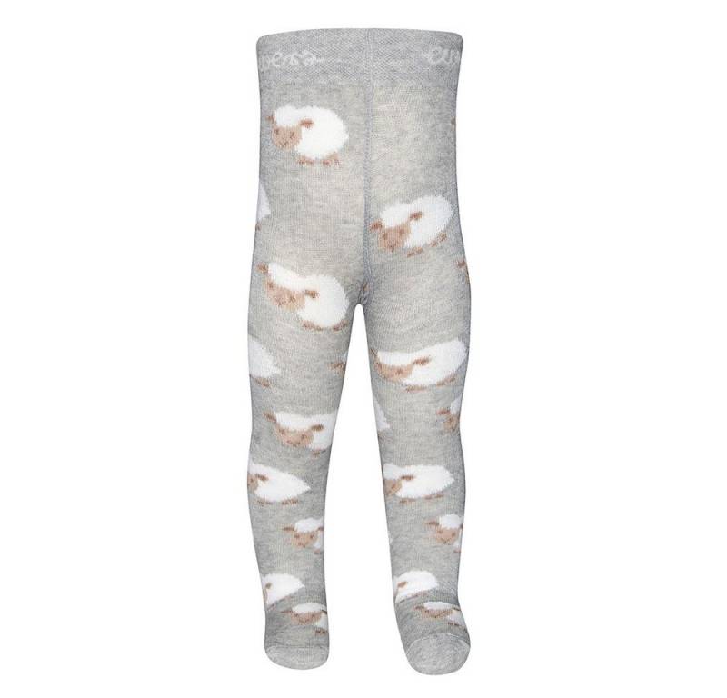 Ewers Strumpfhose Strumpfhose GOTS Schäfchen 98% Baumwolle kbA, 2% Elasthan von Ewers