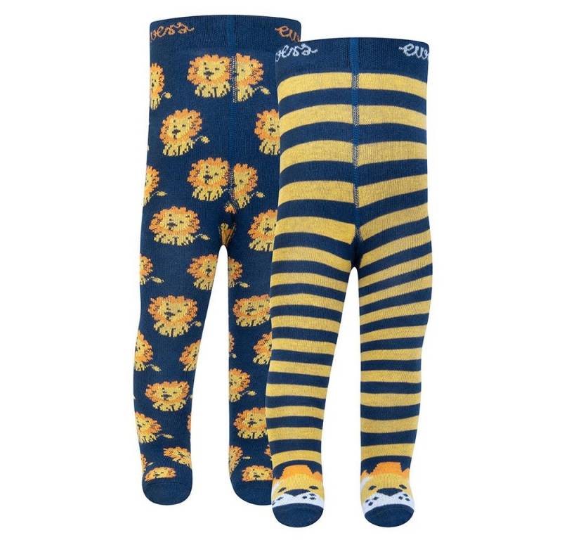 Ewers Strumpfhose Strumpfhose 2er Pack Löwe (2 St. 2er-Set) 78% Baumwolle, 19% Polyamid, 3% Elasthan von Ewers