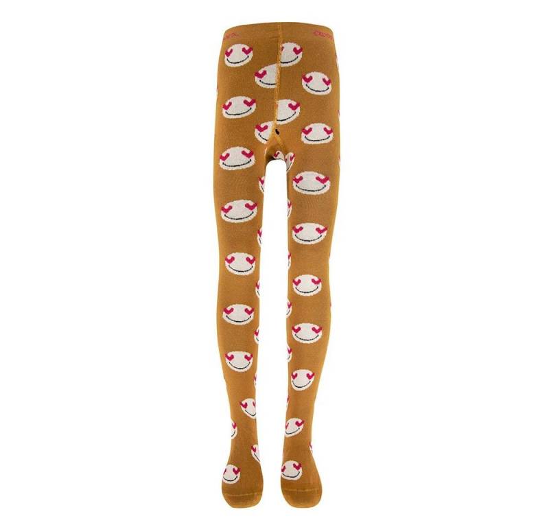 Ewers Strumpfhose Strumpfhose Smileys 78% Baumwolle, 19% Polyamid, 3% Elasthan von Ewers