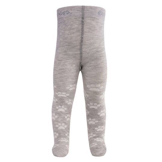 Ewers Strumpfhose mit Katzentatzen grau melange von Ewers