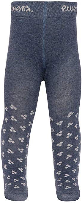 Ewers Strumpfhose unisex jeansblau mit Po Motiv von Ewers