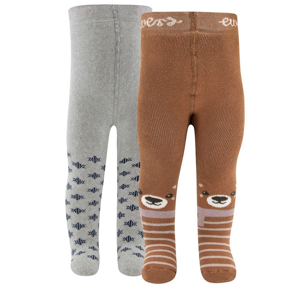 Ewers Thermostrumpfhose Thermo Strumpfhose 2er Pack Polarfuchs (2 St. 2er-Set) 80% Baumwolle, 17% Polyamid, 3% Elasthan von Ewers