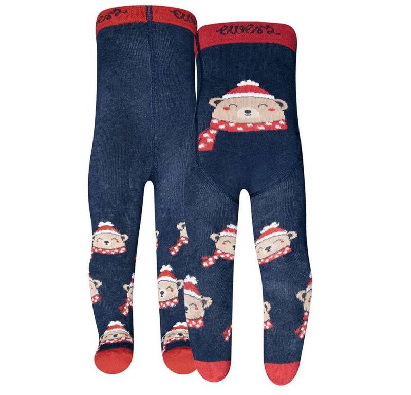 Ewers Thermostrumpfhose Thermo Strumpfhose Bär mit Mütze 70% Baumwolle, 27% Polyamid, 3% Elasthan von Ewers