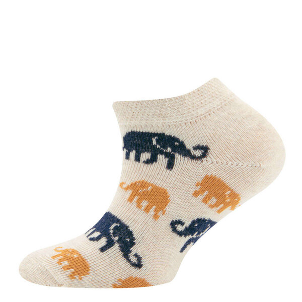 ewers Kinder und Damen Sneaker Socken Elefant Bio-Baumwolle von Ewers