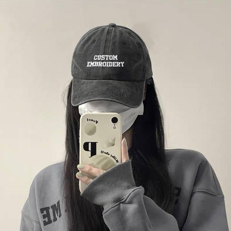Embroidered Hat Personalized Dad Cap Embroidery Logo Baseball Bachelorette Hats Custom Caps Sorority Unisex von EwertWish